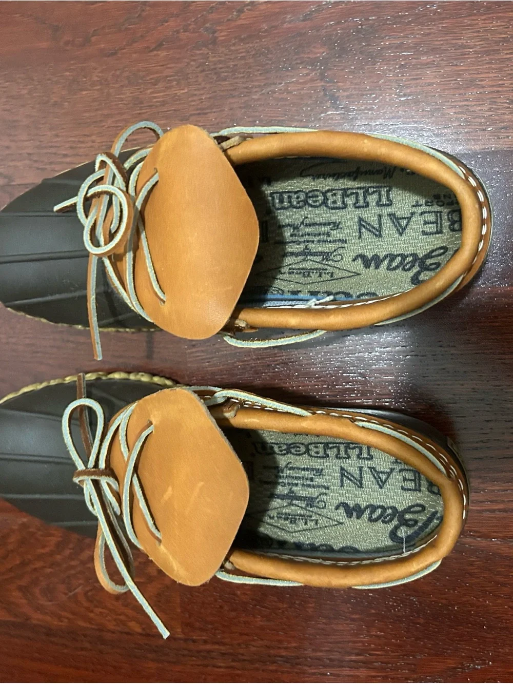 L.L. Bean Brown and Tan Classic Duck Shoes